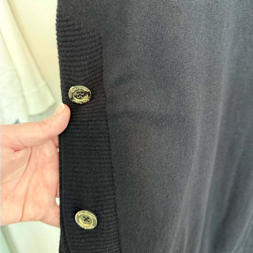 Lilly Pulitzer Ramona Fringe Sweater with Button Detail - Picture 3 of 6